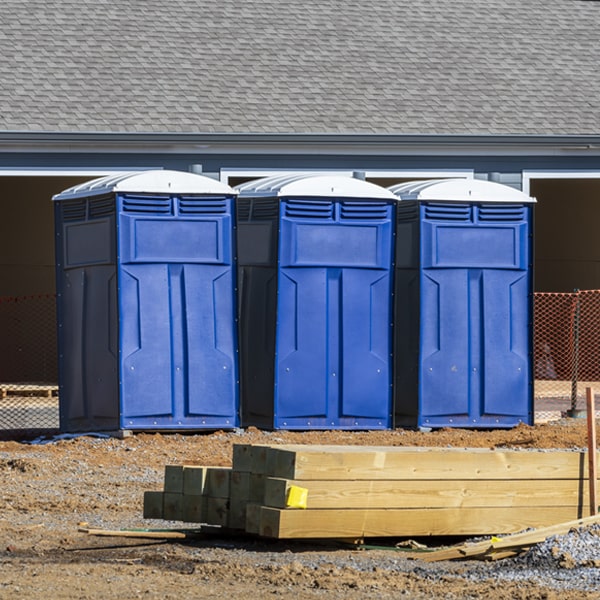 do you offer hand sanitizer dispensers inside the porta potties in Huntly VA